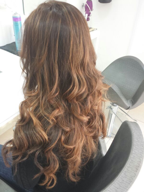 Mechas californianas técnica Pravela